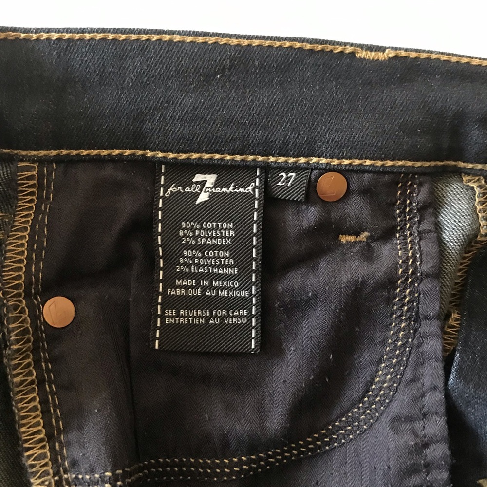 7 FOR ALL MANKIND JEANS classic blue skinny
